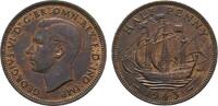 Großbritannien Halfpenny George VI. 1936-1952 -