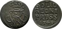 Brandenburg-Preußen Schilling Friedrich Wilhelm I. 1713-1740 -