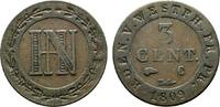 Westfalen, Königreich Cu 3 Centimes Hieronymus Napoleon 1807-1813 -