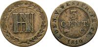 Westfalen, Königreich Cu 3 Centimes Hieronymus Napoleon 1807-1813 -