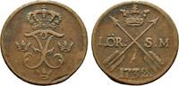 Schweden Cu Öre Friedrich I. 1720-1751 -