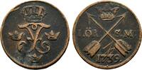 Schweden Cu Öre Friedrich I. 1720-1751 -