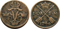Schweden Cu Öre Friedrich I. 1720-1751 -