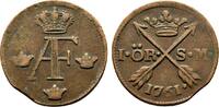 Schweden Cu Öre Adolf Friedrich 1751-1771 -