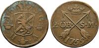 Schweden Cu 2 Öre Adolf Friedrich 1751-1771 -