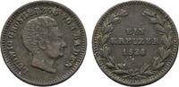Baden-Durlach Cu Kreuzer Ludwig 1818-1830 -