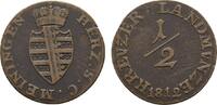 Sachsen-Meiningen Cu 1/2 Kreuzer Bernhard Erich Freund 1803-1866 -