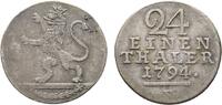 Hessen-Kassel 1/24 Taler Wilhelm IX. 1785-1803 -