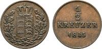 Württemberg Cu 1/2 Kreuzer Wilhelm I. 1816-1864 -