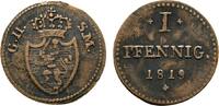 Hessen-Darmstadt Cu Pfennig Ludwig I. 1806-1830 -