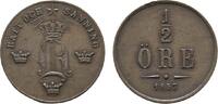 Schweden Cu 1/2 Öre Oskar I. 1844-1859 -