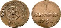 Osnabrück, Stadt Cu Pfennig -