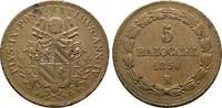 Italien-Kirchenstaat 5 Baiocchi Pius IX. 1846-1878 -