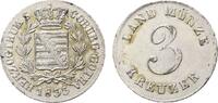 Sachsen-Coburg-Gotha 3 Kreuzer Ernst I. 1826-1844 -