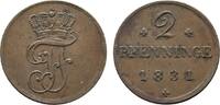 Mecklenburg-Schwerin Cu 2 Pfennig Friedrich Franz I. 1785-1837 -