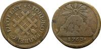 Schweden Cu Bergwerksmarke (6 Öre Kopparmynt) Adolf Friedrich 1751-1771 -