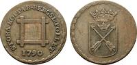 Schweden Cu Bergwerksmarke (6 Öre Kopparmynt) Gustav III. 1771-1792 -