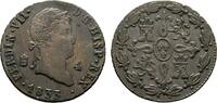 Spanien Cu 4 Maravedis Ferdinando VII. 1808-1833 -