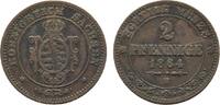 Sachsen-Albertinische Linie Cu 2 Pfennig Johann 1854-1873 -