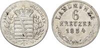 Sachsen-Meiningen 6 Kreuzer Bernhard Erich Freund 1803-1866 -
