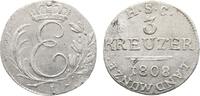 Sachsen-Coburg-Saalfeld 3 Kreuzer Ernst 1806-1826 -
