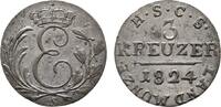 Sachsen-Coburg-Saalfeld 3 Kreuzer Ernst 1806-1826 -