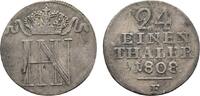 Westfalen, Königreich 1/24 Taler Hieronymus Napoleon 1807-1813 -