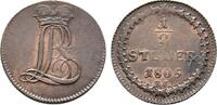 Hessen-Darmstadt Cu 1/2 Stüber Ludwig X. 1790-1806 -