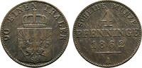 Brandenburg-Preußen Cu 4 Pfennig Wilhelm I. 1861-1888 -