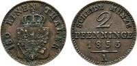 Brandenburg-Preußen Cu 2 Pfennig Friedrich Wilhelm IV. 1840-1861 -