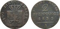 Brandenburg-Preußen Cu 2 Pfennig Friedrich Wilhelm III. 1797-1840 -
