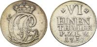 Pfalz-Birkenfeld-Zweibrücken 1/6 Taler Christian IV. 1735-1775 -