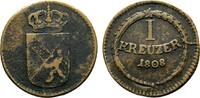 Baden-Durlach Cu Kreuzer Karl Friedrich 1806-1811 -