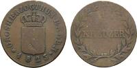 Baden-Durlach Cu 1/2 Kreuzer Ludwig 1818-1830 -