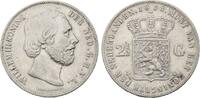 Niederlande-Königreich 2 1/2 Gulden Wilhelm III. 1849-1890 -