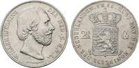 Niederlande-Königreich 2 1/2 Gulden Wilhelm III. 1849-1890 -