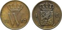 Niederlande-Königreich Cent Wilhelm III. 1849-1890 -