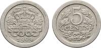 Niederlande-Königreich 5 Cent Wilhelmina I. 1890-1948 -