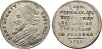 Brandenburg-Preußen Versilberte Messingmedaille Friedrich Wilhelm II. 1786-1797 -