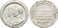 Brandenburg-Preußen Versilberte Bronzemedaille Wilhelm II. 1888-1918 -