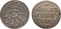 Brandenburg-Preußen Schilling Friedrich Wilhelm I. 1713-1740 -
