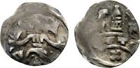 Brandenburg-Preußen Pfennig Otto V. 1267-1298 Prägeschwäche, etwas dezentriert, sehr schön