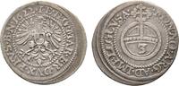 Brandenburg-Ansbach 3 Kreuzer Joachim Ernst 1603-1625 -
