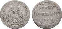 Baden-Durlach 2 1/2 Kreuzer Karl Friedrich 1738-1806 -