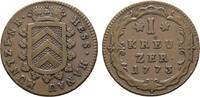 Hanau-Münzenberg Cu Kreuzer Wilhelm IX. von Hessen-Kassel 1760-1785 -