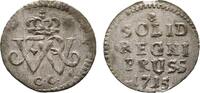 Brandenburg-Preußen Schilling Friedrich Wilhelm I. 1713-1740 -