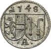 Salzburg, Erzbistum Einseitiger Pfennig Andreas Jakob Graf von Dietrichstein 1747-1753 -