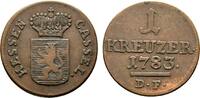 Hessen-Kassel Cu Kreuzer Friedrich II. 1760-1785 -