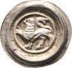 Lüneburg, herzoglich welfische Münzstätte Brakteat Wilhelm von Lüneburg 1195-1213 -