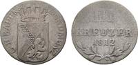 Baden-Durlach 3 Kreuzer Carl Ludwig Friedrich 1811-1818 -
